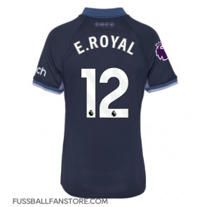 Tottenham Hotspur Emerson Royal #12 Replik Auswärtstrikot Damen 2023-24 Kurzarm